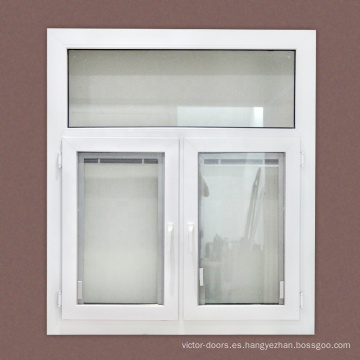 Ventanas abatibles de pvc personalizadas con rejilla interna.